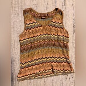 Double D Ranch Multicolor Chevron Tank Top